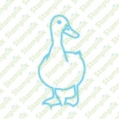 Clear stamp goose
