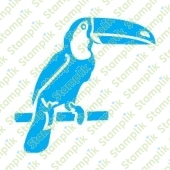 Clear stamp toucan
