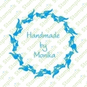 Clear stamp handmade by Monika
