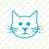 Transparentní razítko kočička