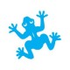 Clear stamp frog