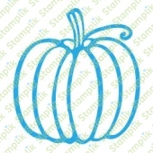 Clear stamp pumpkin 2