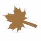 Paper cut maple leaf