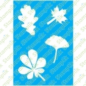 Template to decorate leaves