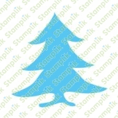 Clear stamp Christmas tree
