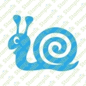 Clear stamp snail