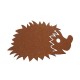 Paper cut hedgehog