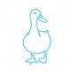 Clear stamp goose